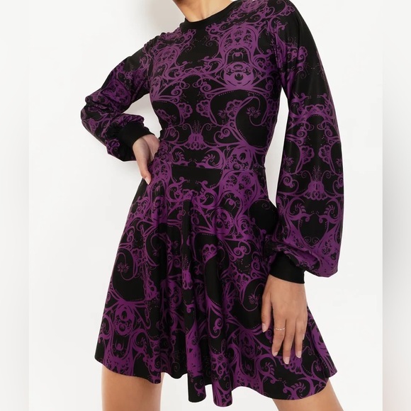 Blackmilk “PLUM BATH BISHOP SKATER DRESS” Size Large L NWT - Picture 15 of 15